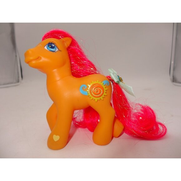 My Little Pony MLP SEASCAPE 2005 Tinsel Hair Dream Design Pony Horse - Picture 3 of 10